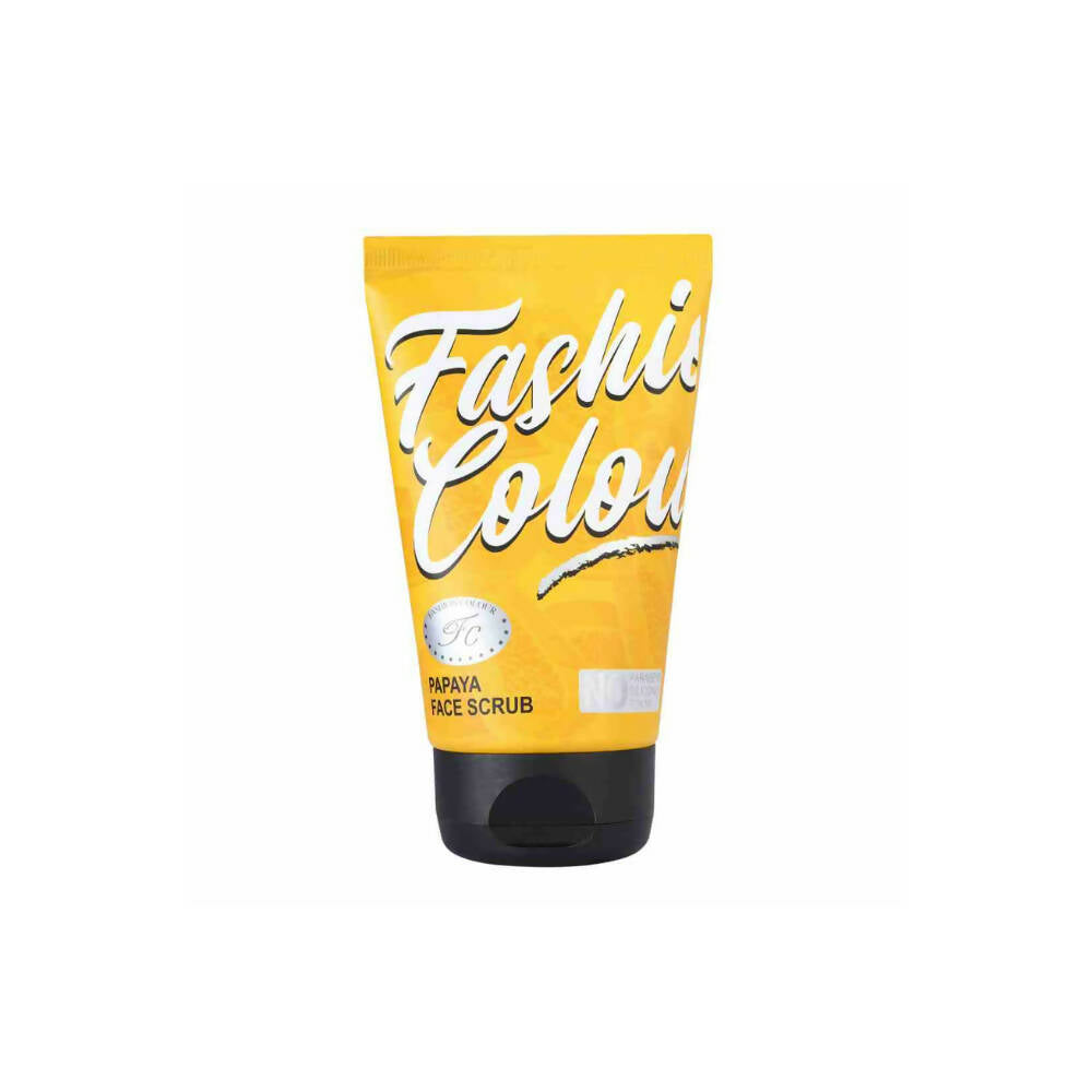 Fashion Colour Papaya Face Scrub bottle for deep pore cleansing and exfoliation