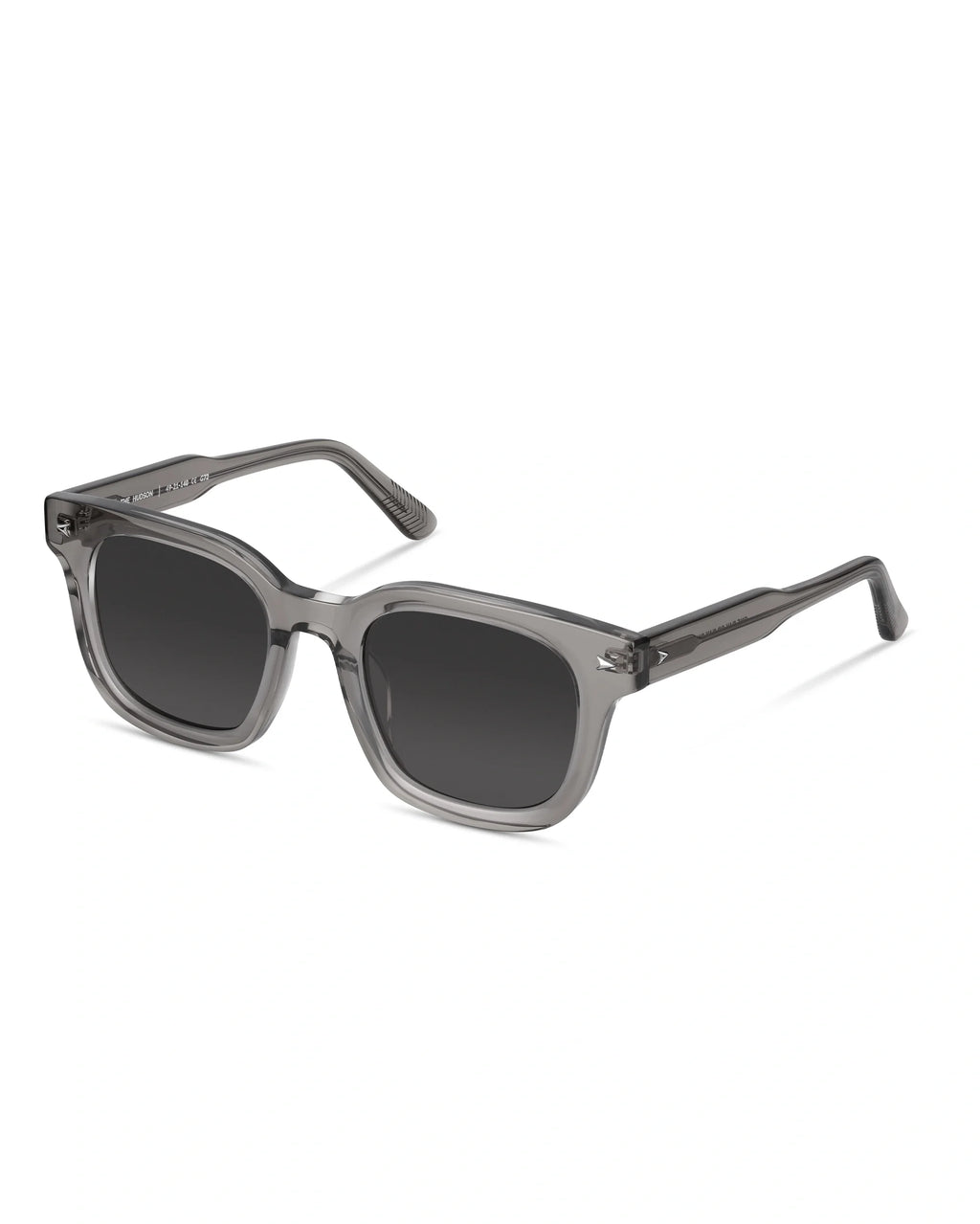 The Hudson Stone Sunglasses - Sleek Beveled Frame Eyewear
