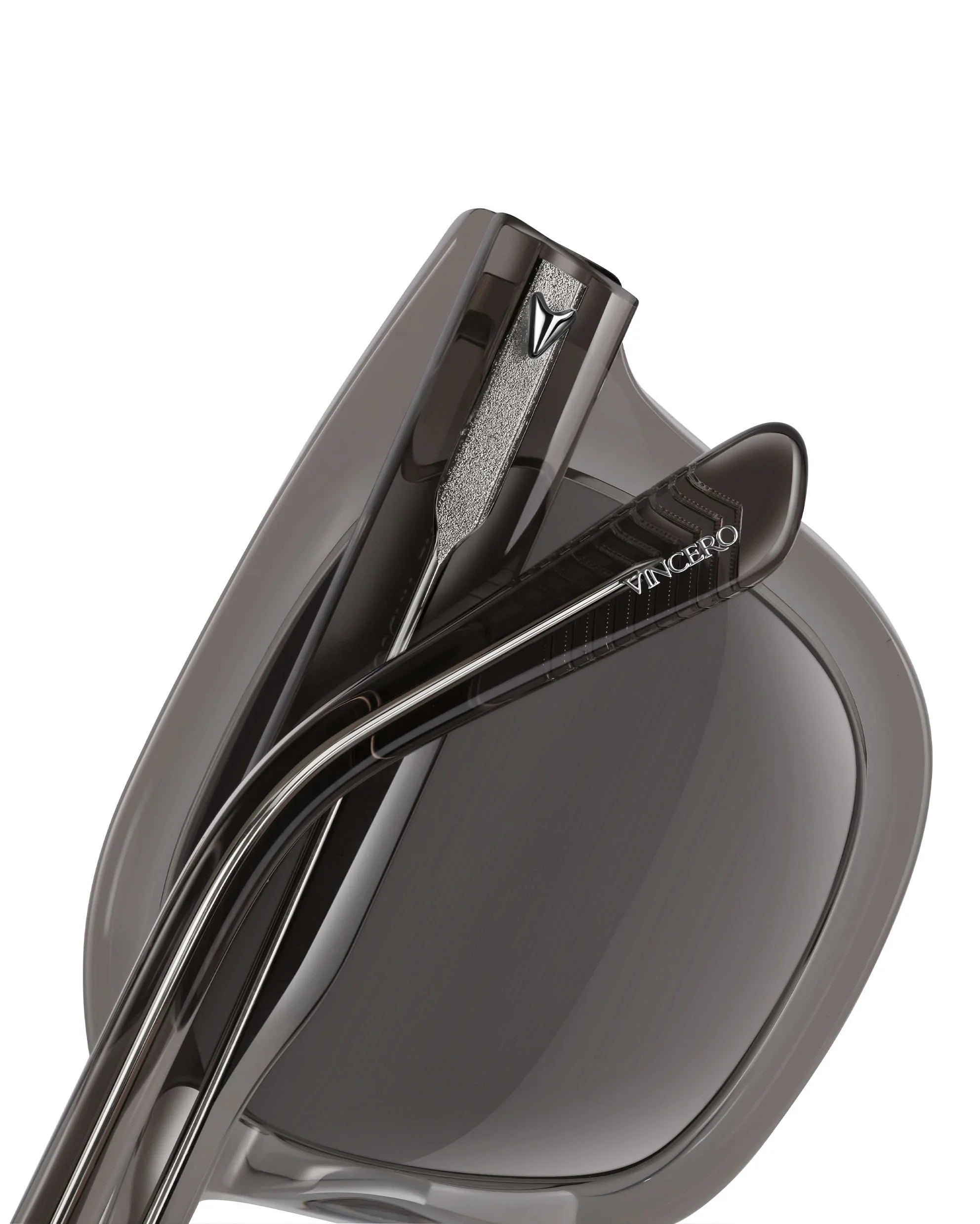The Hudson Stone Sunglasses - Sleek Beveled Frame Eyewear