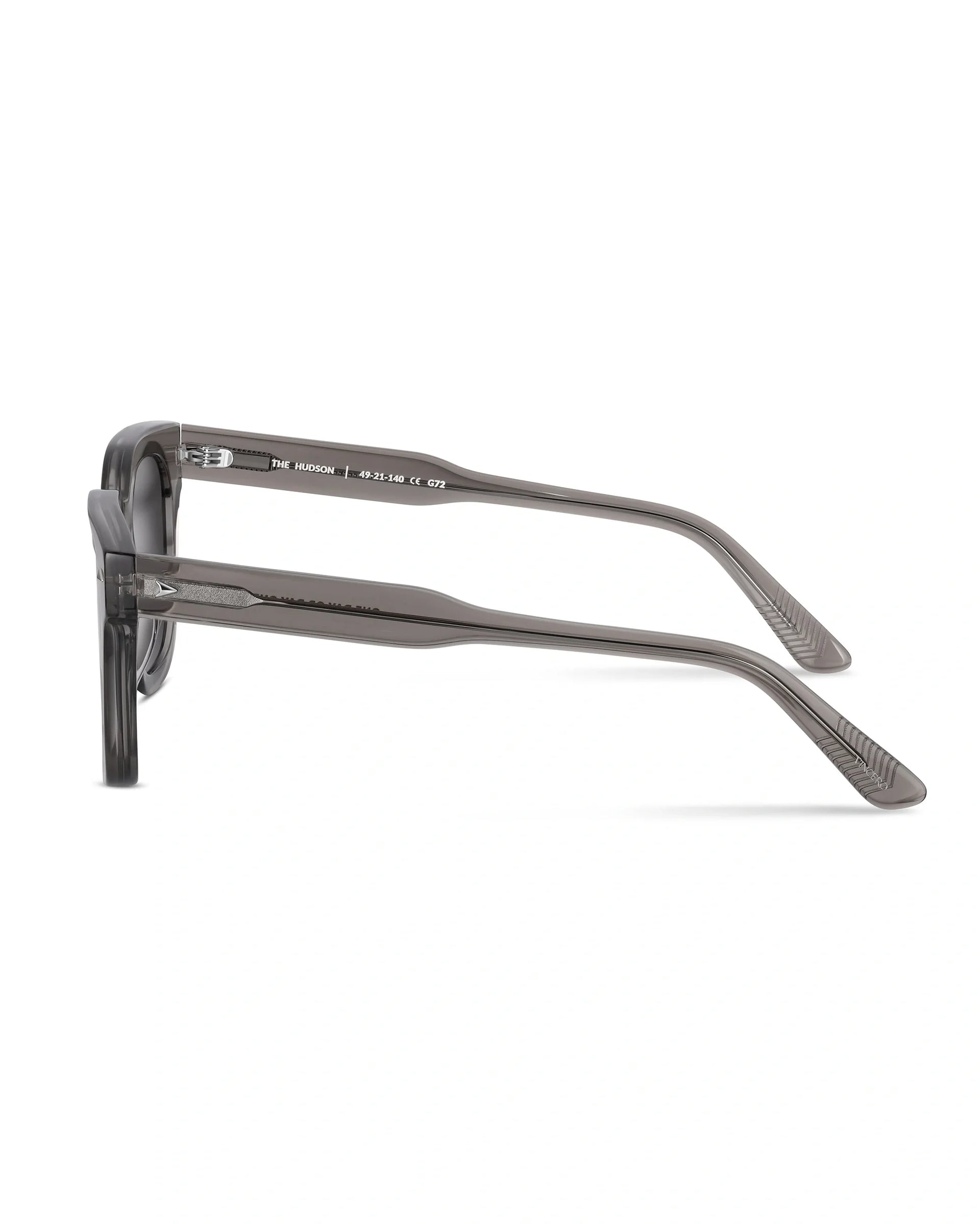 The Hudson Stone Sunglasses - Sleek Beveled Frame Eyewear