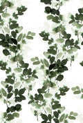 Hunter Wallpaper in Green and White