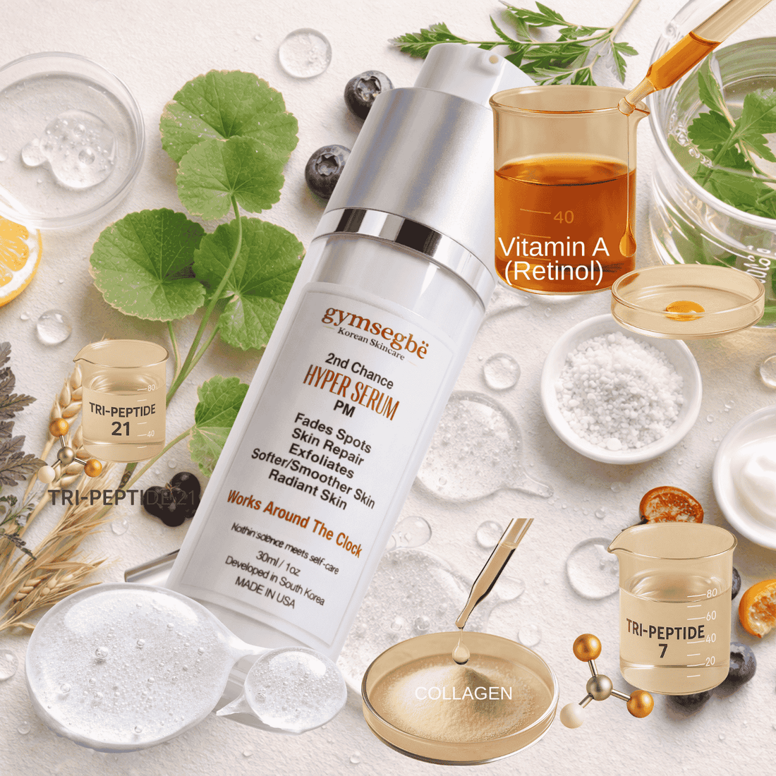 Second Chance Hyper Serum PM - Retinol & Peptide Night Treatment