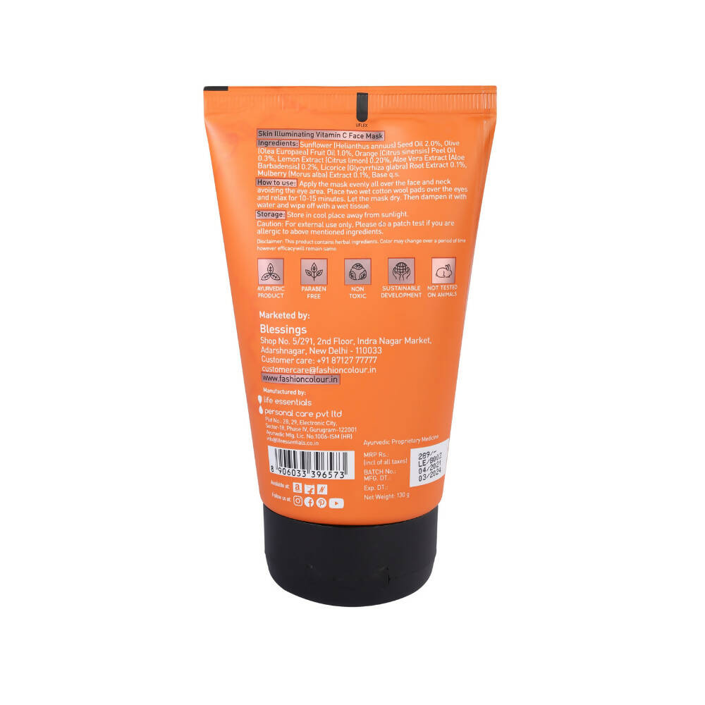 Vitamin C Face Mask for Uneven Skin Tone and Texture