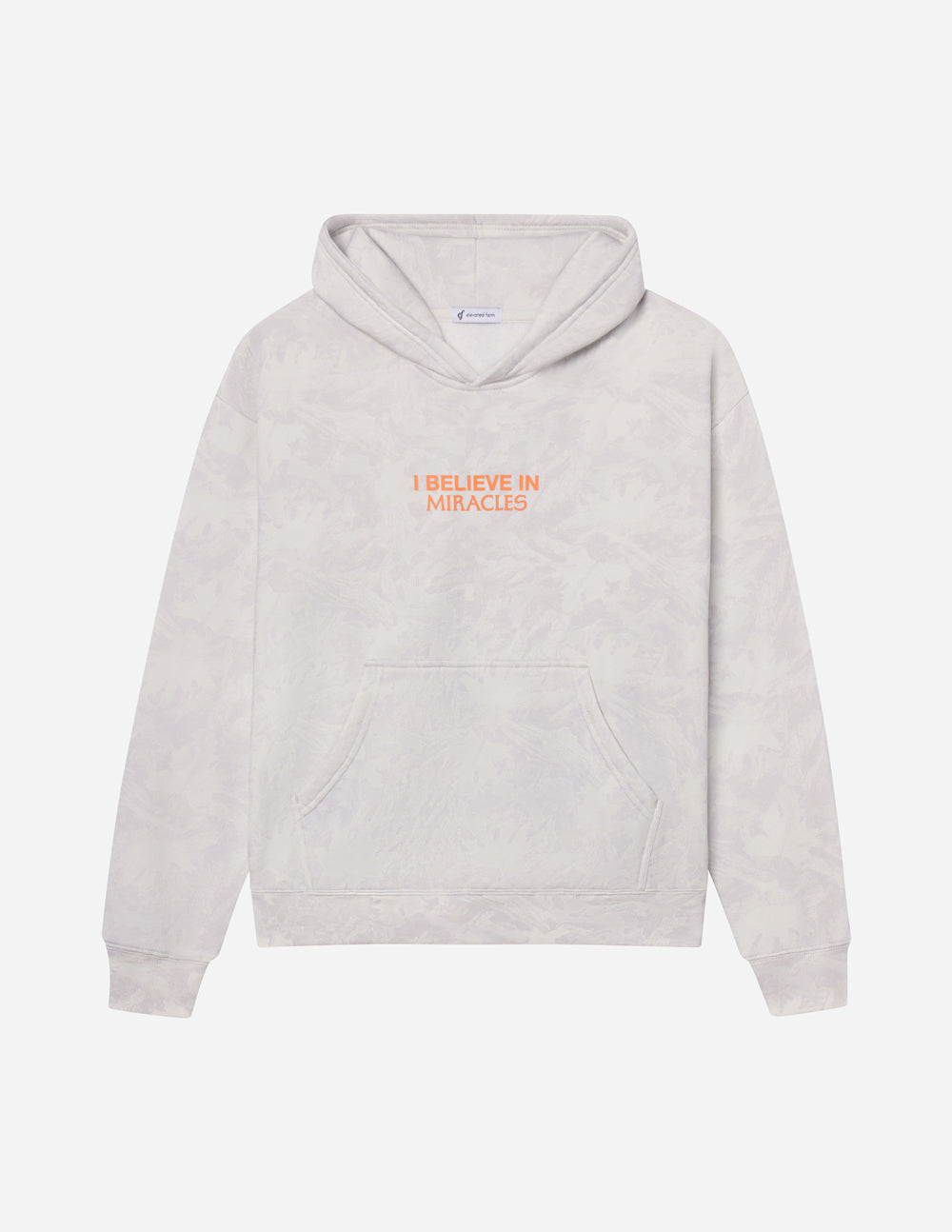 I Believe in Miracles White Camo Unisex Hoodie - Relaxed Fit