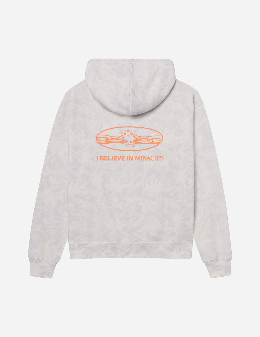 I Believe in Miracles White Camo Unisex Hoodie - Relaxed Fit