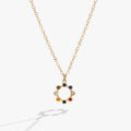 I Love You Hidden Message Acrostic Crystal Charm Necklace