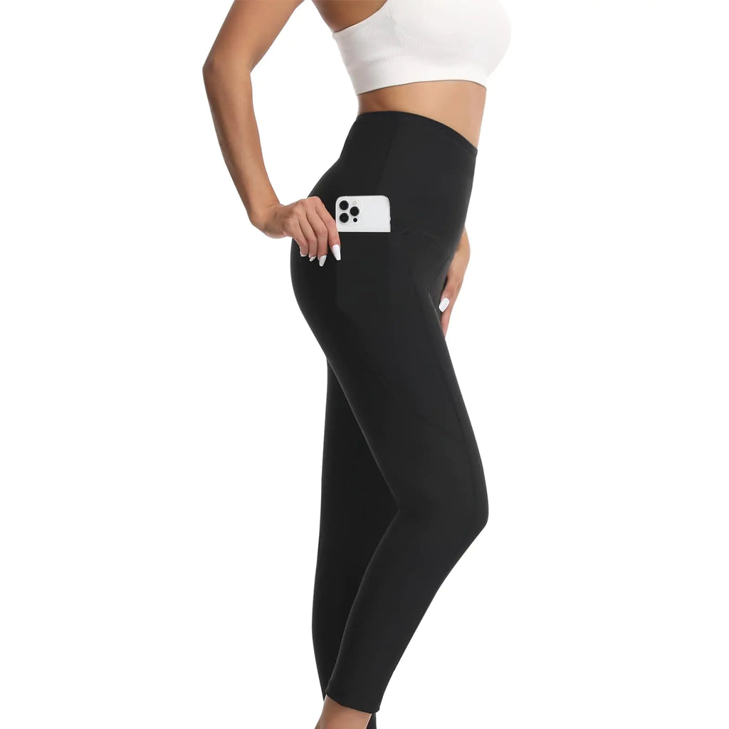 JBT Sauna Leggings for Women Sweat Pants High Waist Compression Slimming Exercise Workout Training Body Shaper Thighs (Blue M)