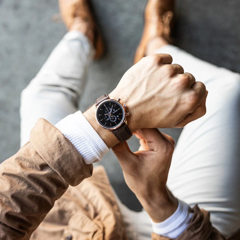 Chrono S2 40mm Rose Gold Watch - Precision Japanese Movement