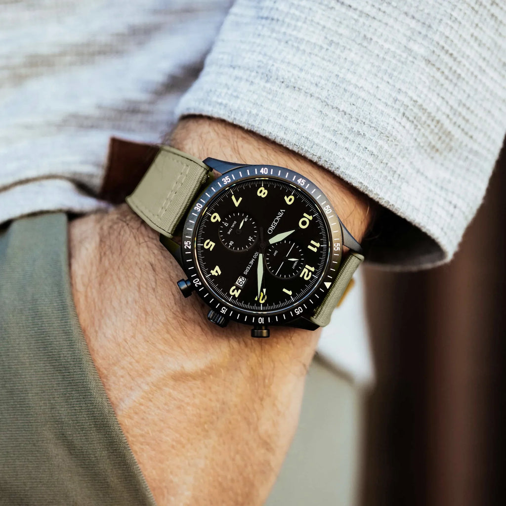The Altitude Watch in Graphite - 43mm Mens Everyday Timepiece