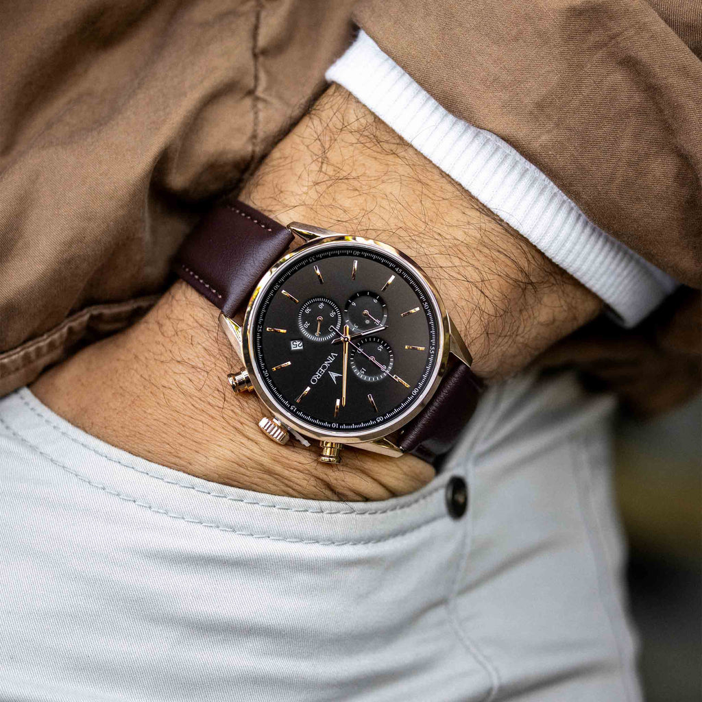 Chrono S2 40mm Rose Gold Watch - Precision Japanese Movement