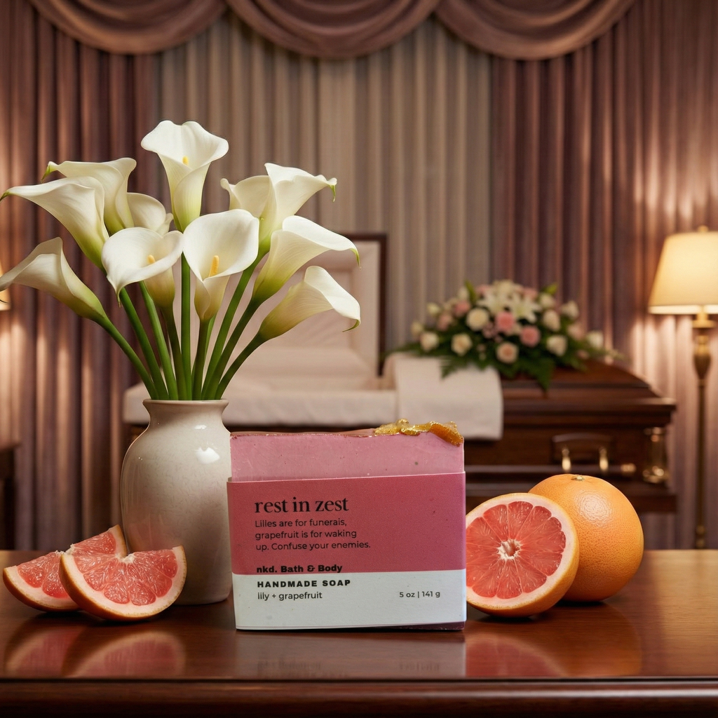 Rest in Zest Invigorating Grapefruit Soap Bar