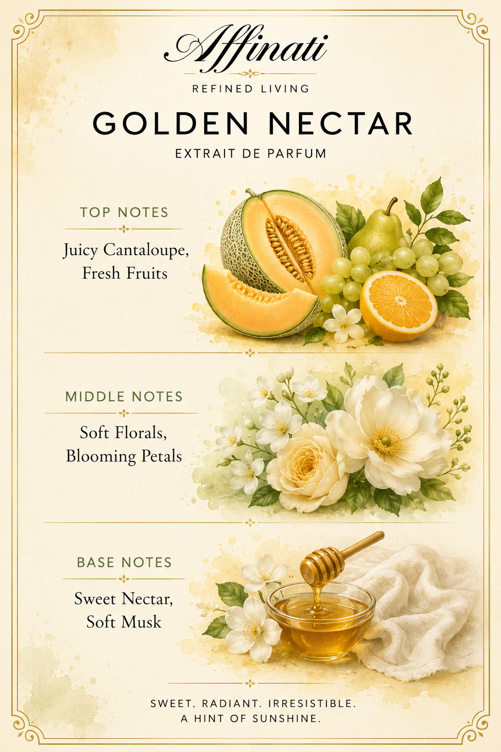 Golden Nectar Extrait de Parfum - Radiant Fruit Fragrance
