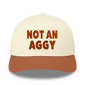 Not An Aggy snapback hat in a vibrant colorway