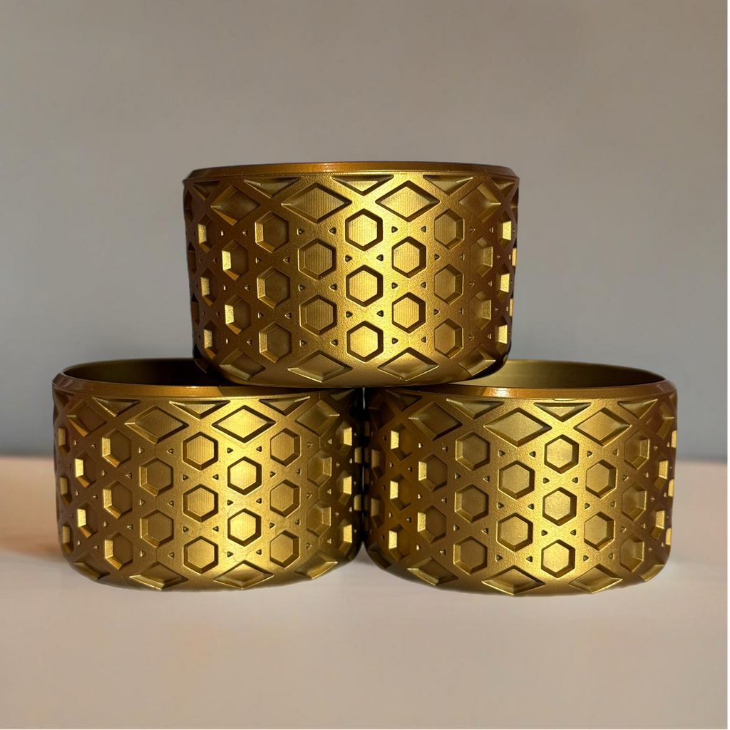 Metallic Gold Waffle Boot