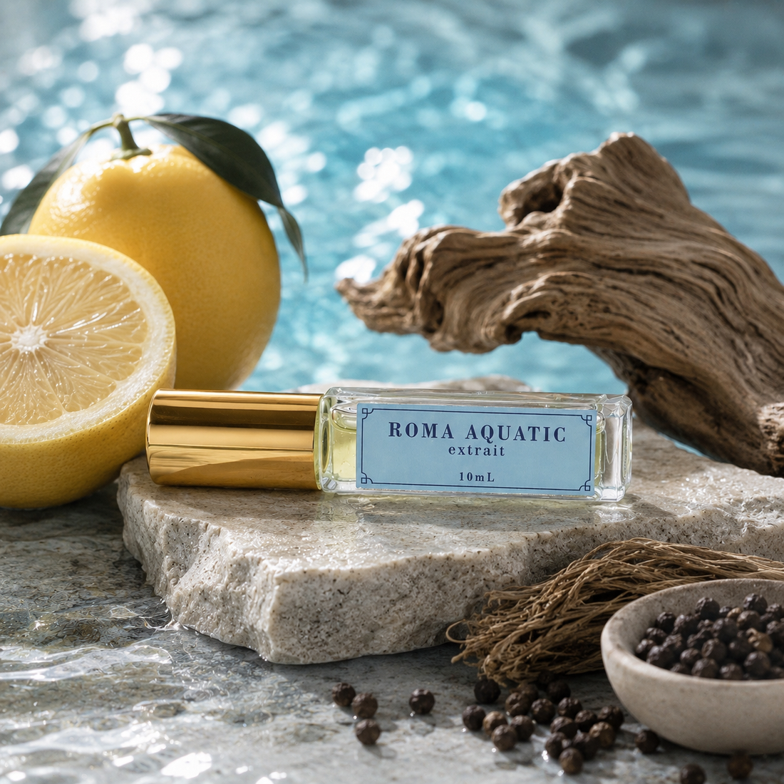 Aquatic Extrait de Parfum 40% Concentration Unisex Fragrance