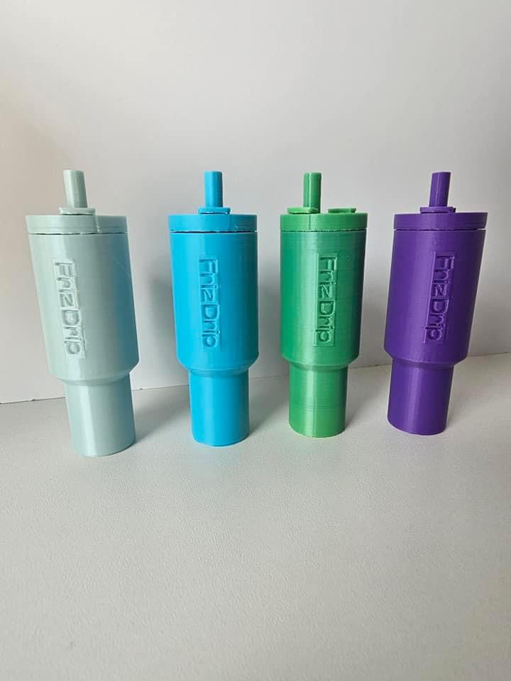 Tumbler Style Lip Balm Holder Keychain