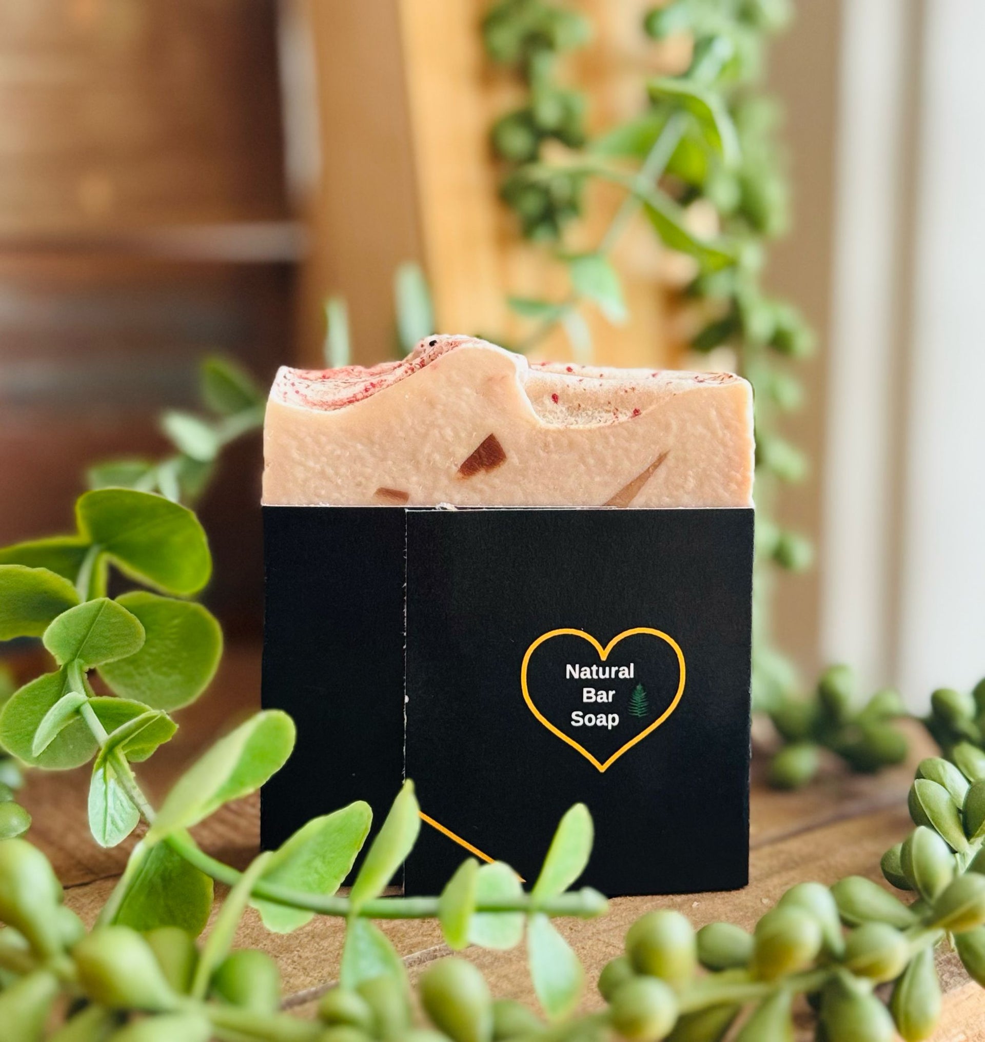 Sandalwood-Vanilla Natural Artisan Soap Bar, Minimalist Body Wash