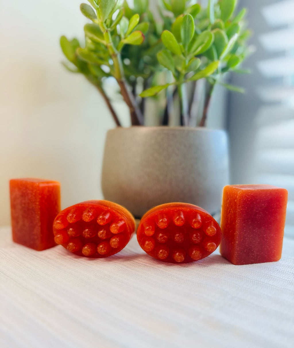Turmeric Lemon Soap - Best for Acne, Eczema, Dark Spots & Psoriasis - Melt & Pour