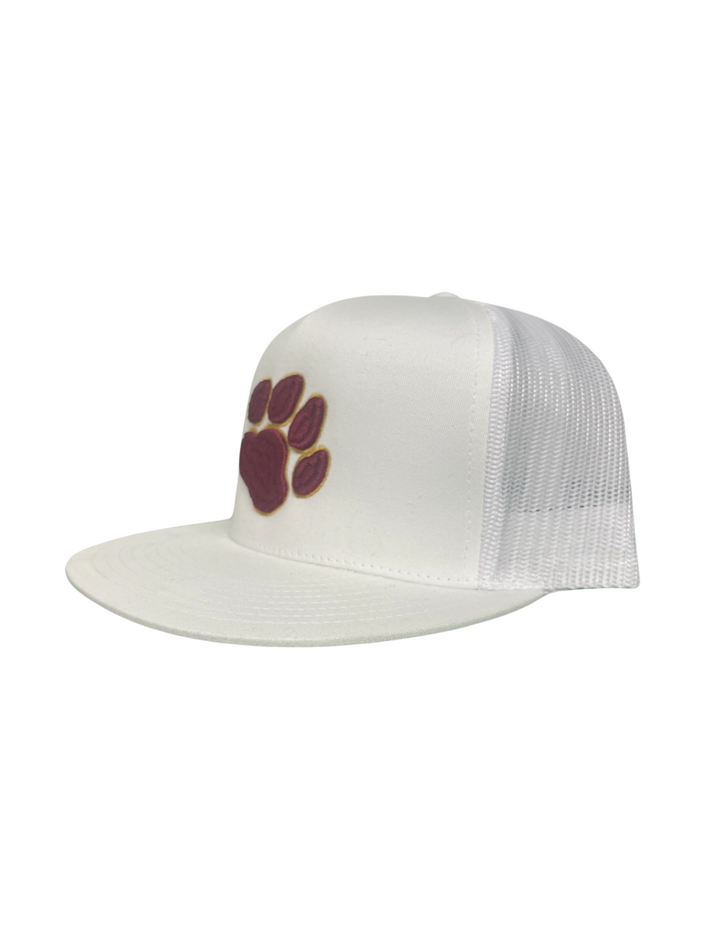 Texas State Paw Embroidered Puff Hat 3D Stitched Team Cap