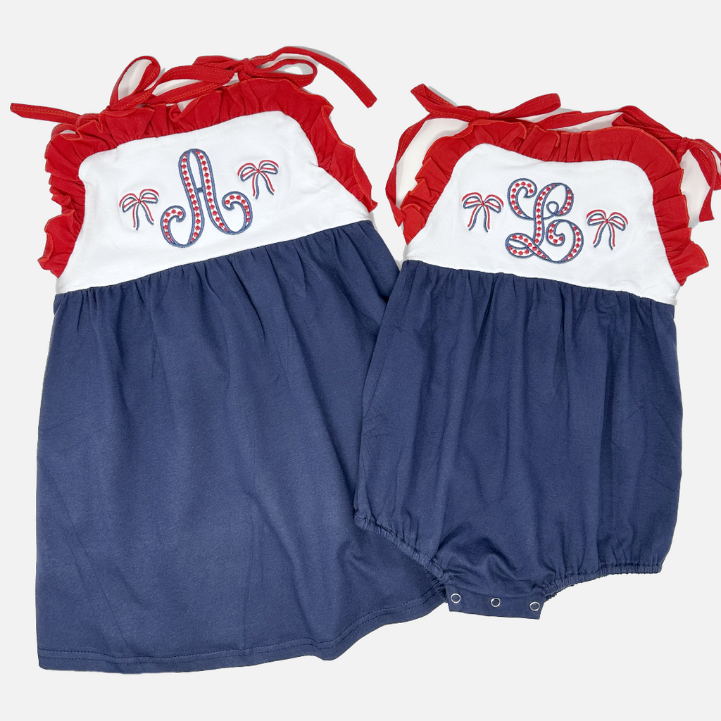 Red, White and Blue Sunsuit