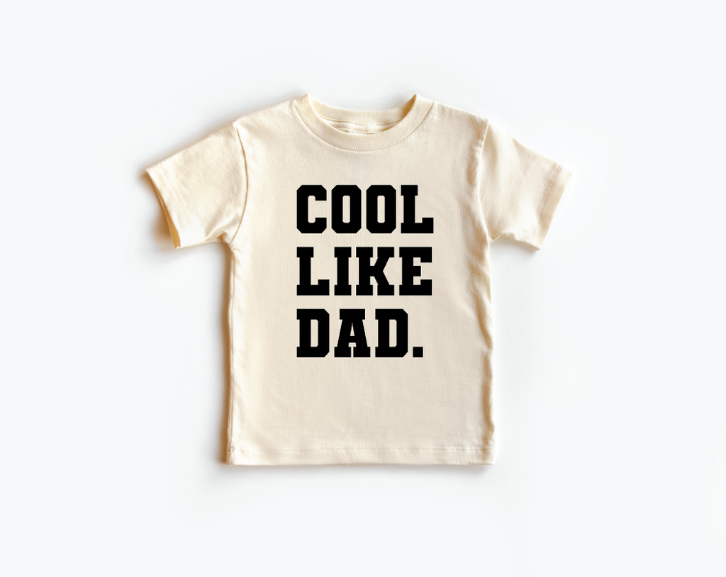 Cool Like Dad Unisex Crew Neck Cotton Graphic Tee
