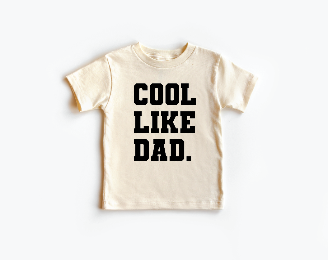 Cool Like Dad Unisex Crew Neck Cotton Graphic Tee