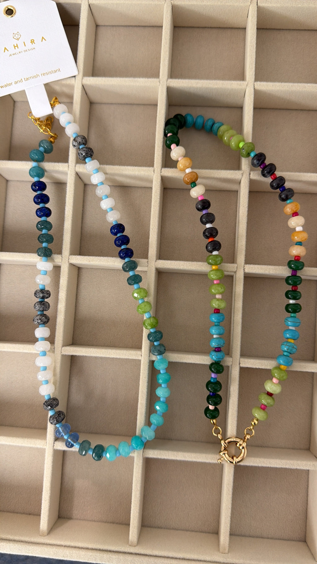 Seamoss Beaded Toggle Necklace