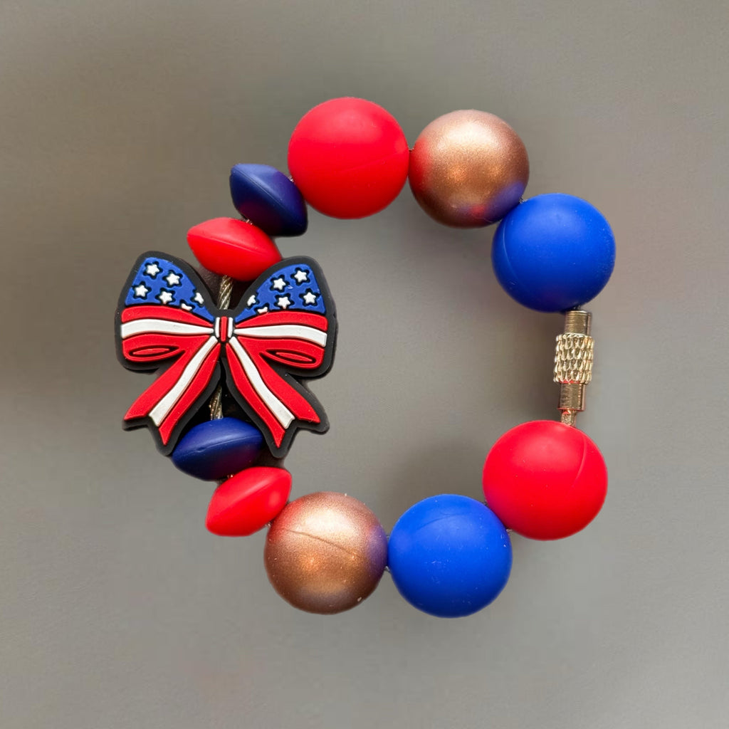 Freedom Coquette Handle Bracelet - Tumbler Handle Charm