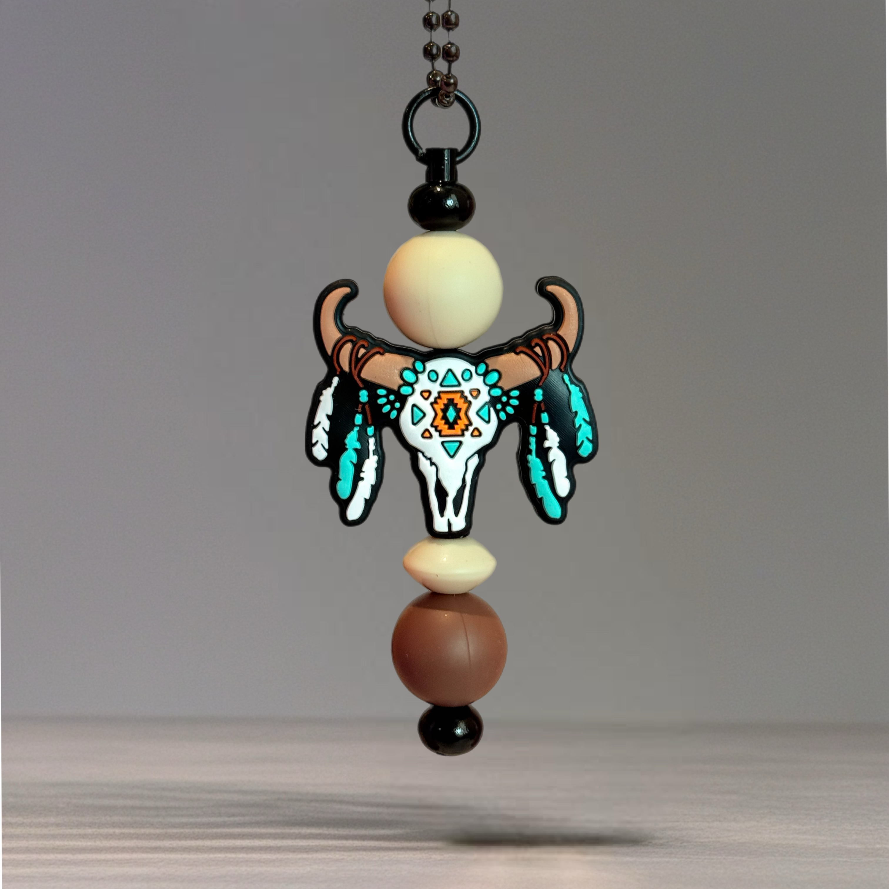 Aztec Skull Handle Bracelet - Tumbler Handle Charm