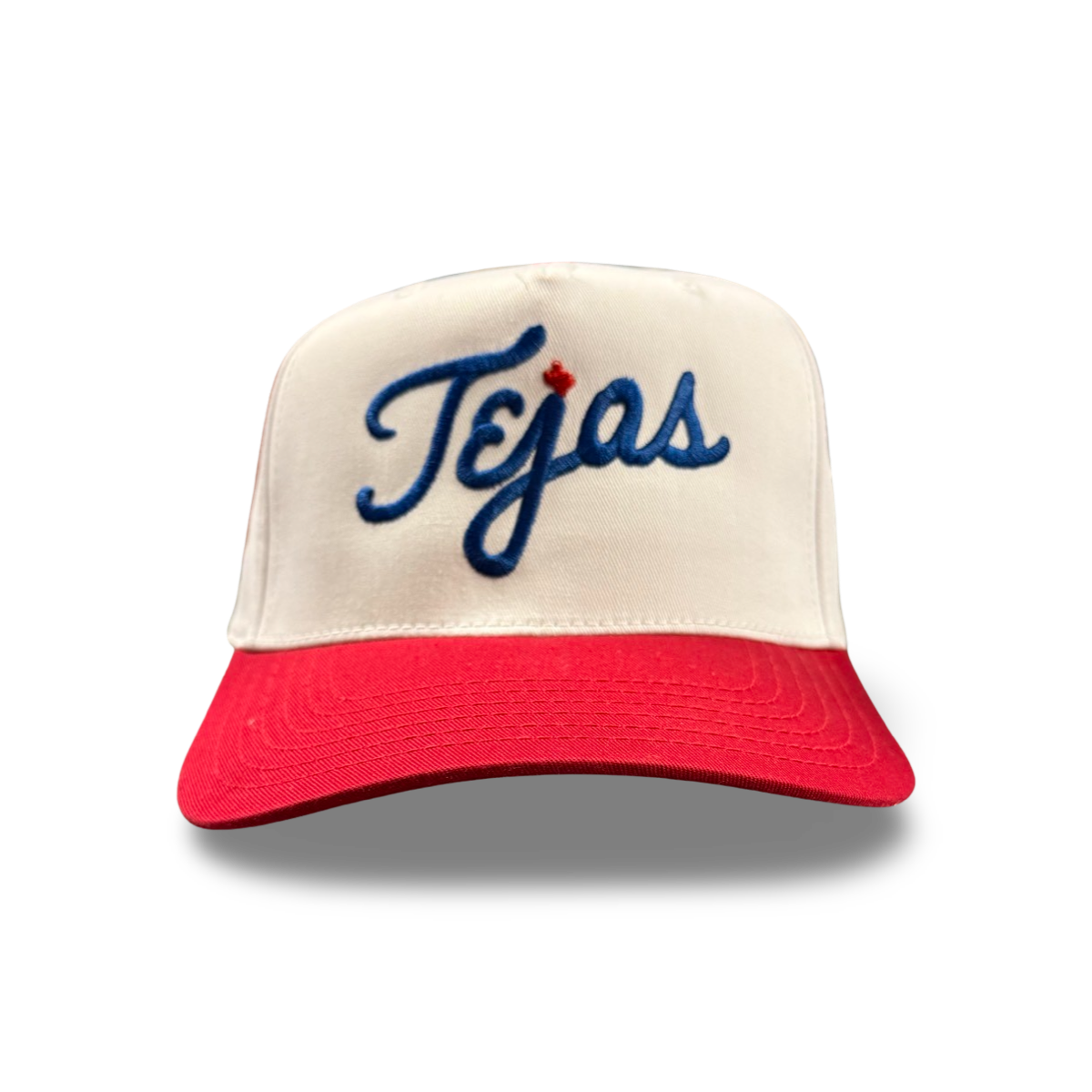 El Tejas A-Frame Snapback Hat - Two-Tone Cream & Multi Baseball Cap