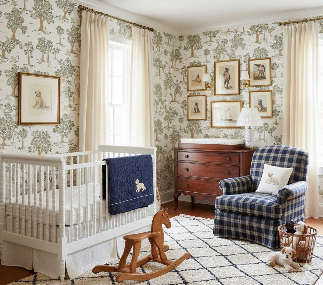 Camden Removable Peel and Stick Wallpaper by Beeky Illustration