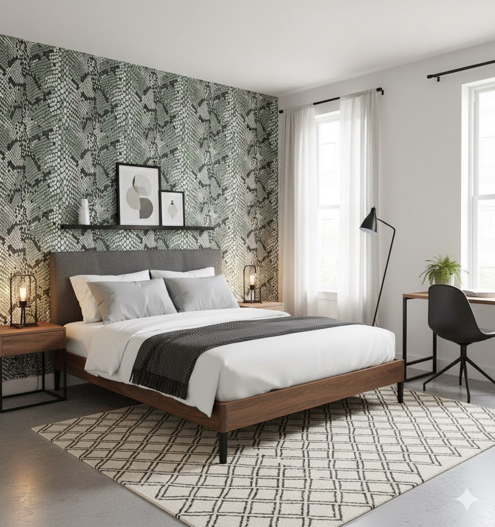 Salazar Animal Print Removable Wallpaper in Beige, Brown and Grey