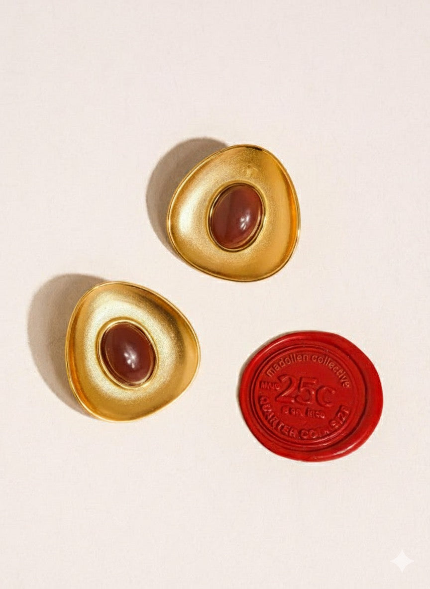 Molten Stud Earrings