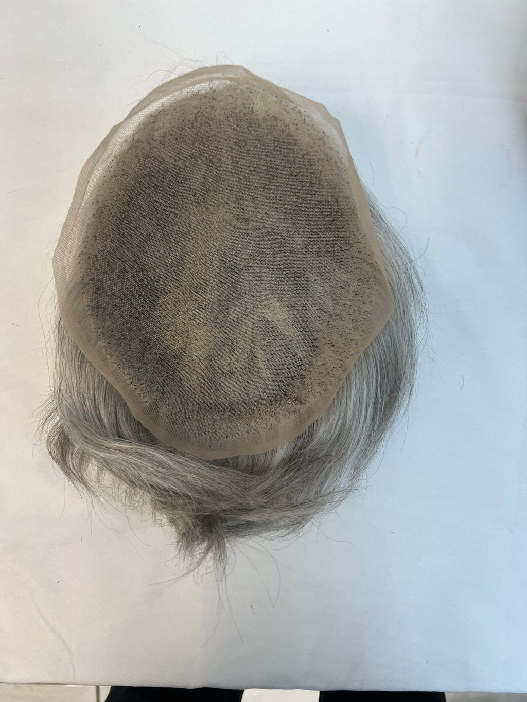Full Lace Men’s Toupee 100% Human Hair Natural Seamless Hairpiece