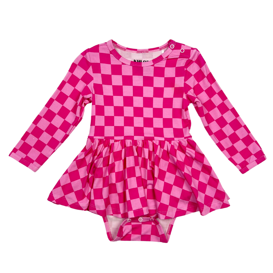 Ruffle Dress Long Sleeve