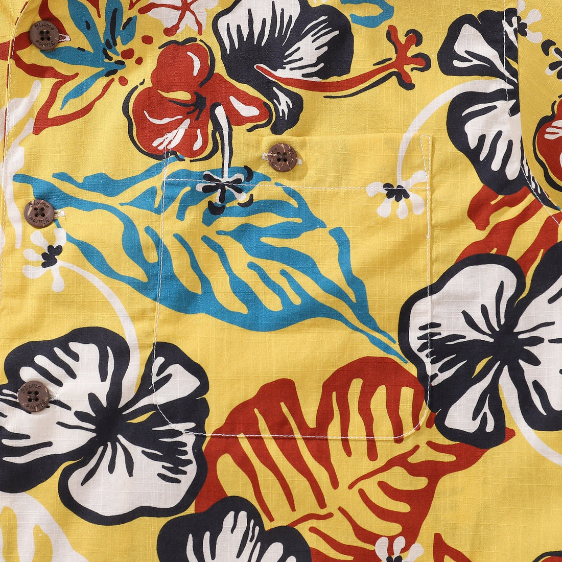1940s Vintage Summer of San Pedro Cotton Camp Collar Shirt