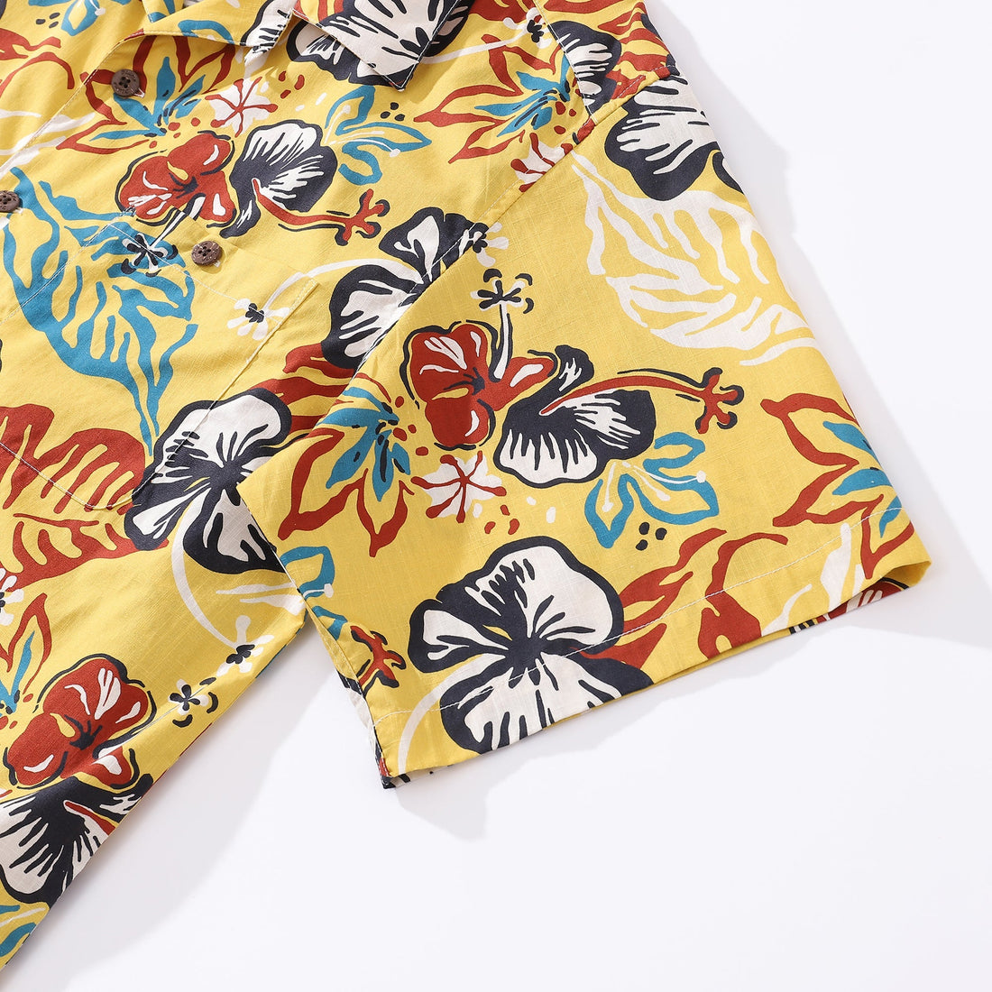 1940s Vintage Summer of San Pedro Cotton Camp Collar Shirt