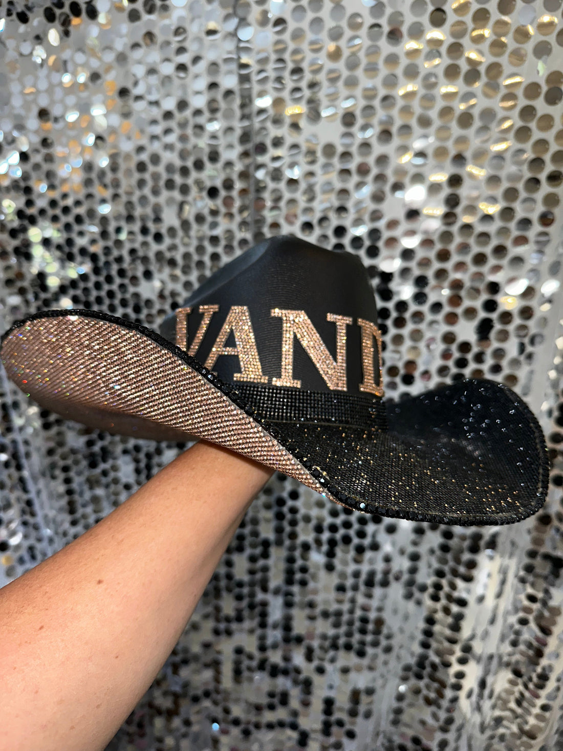 Vanderbilt University Glamorous Western Gameday Hat - Black & Gold