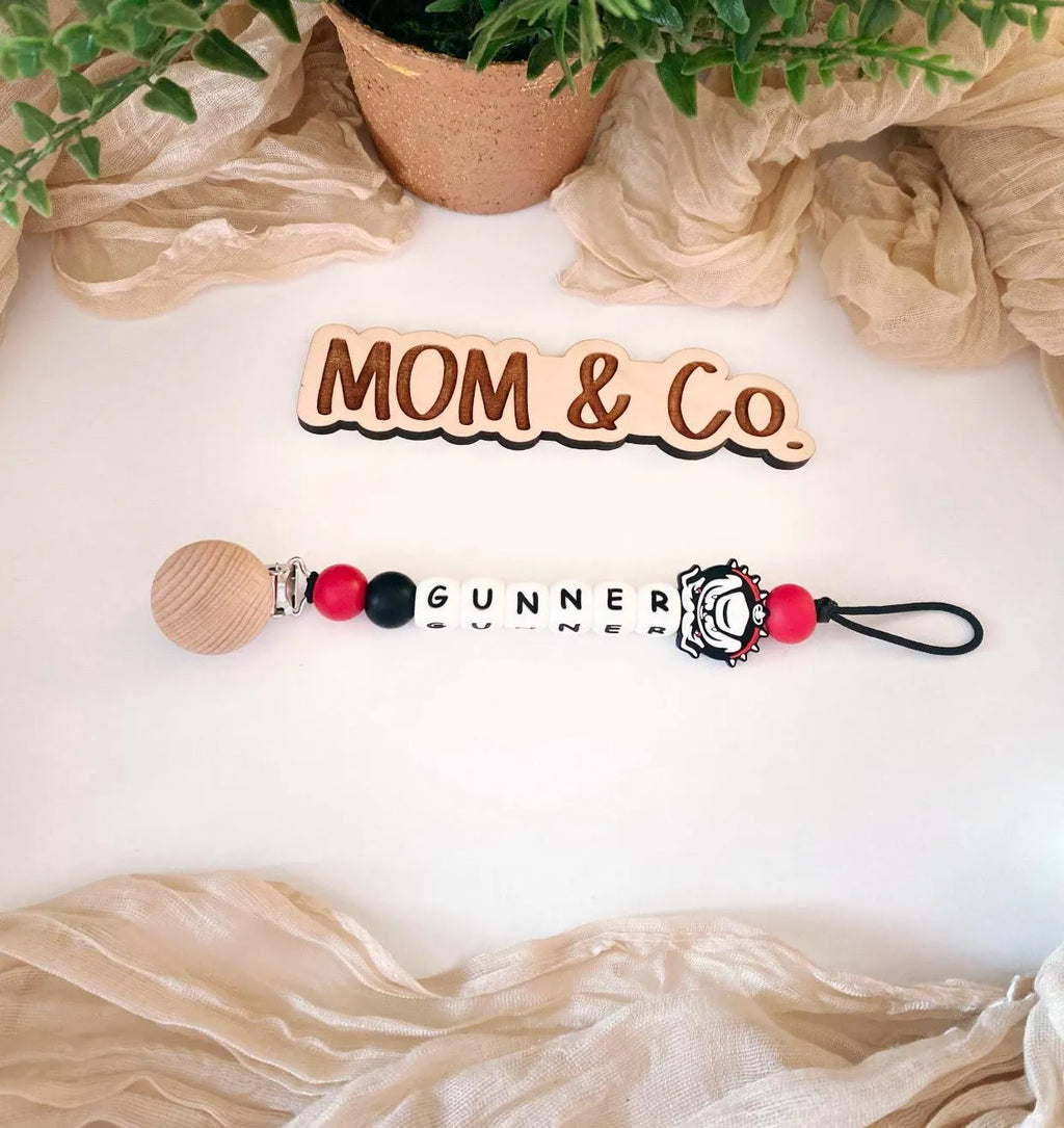 GA / Bulldawg Pacifier Clip