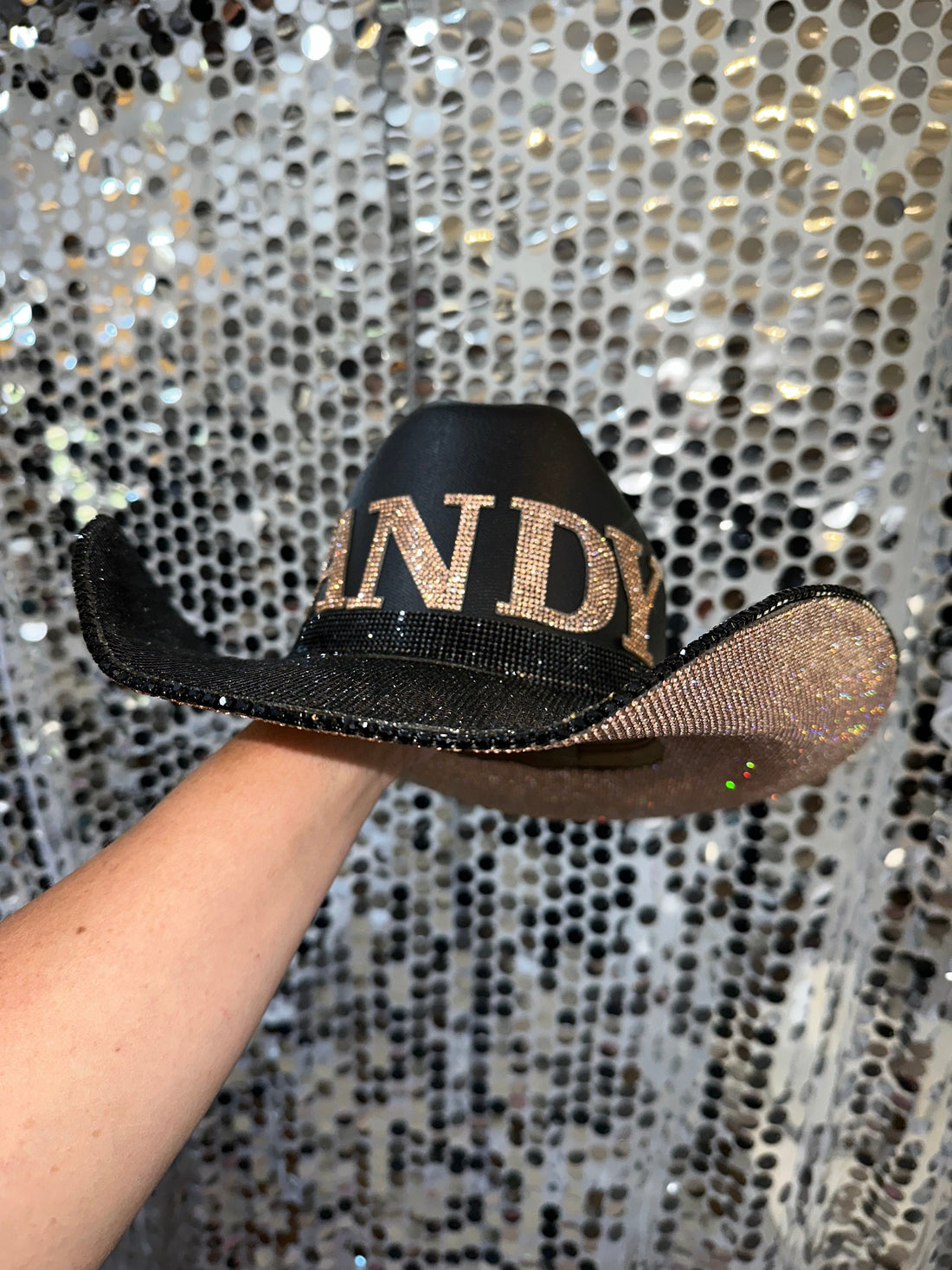 Vanderbilt University Glamorous Western Gameday Hat - Black & Gold