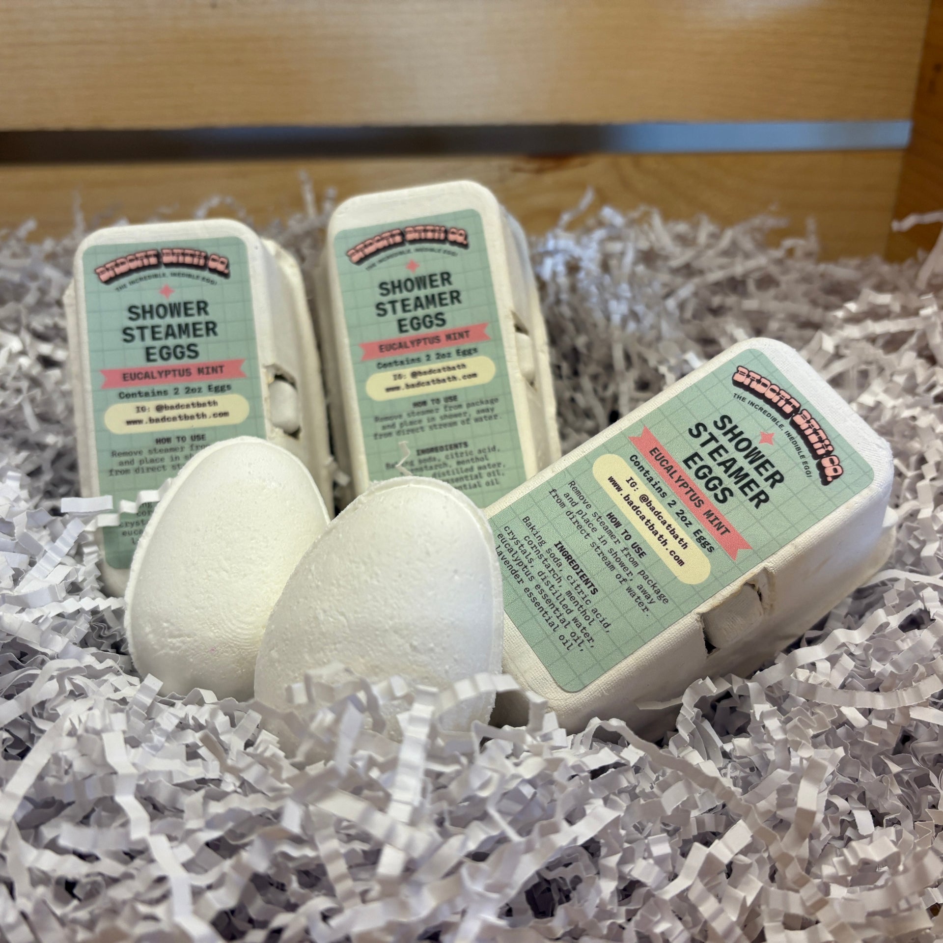 Shower Steamer eggs