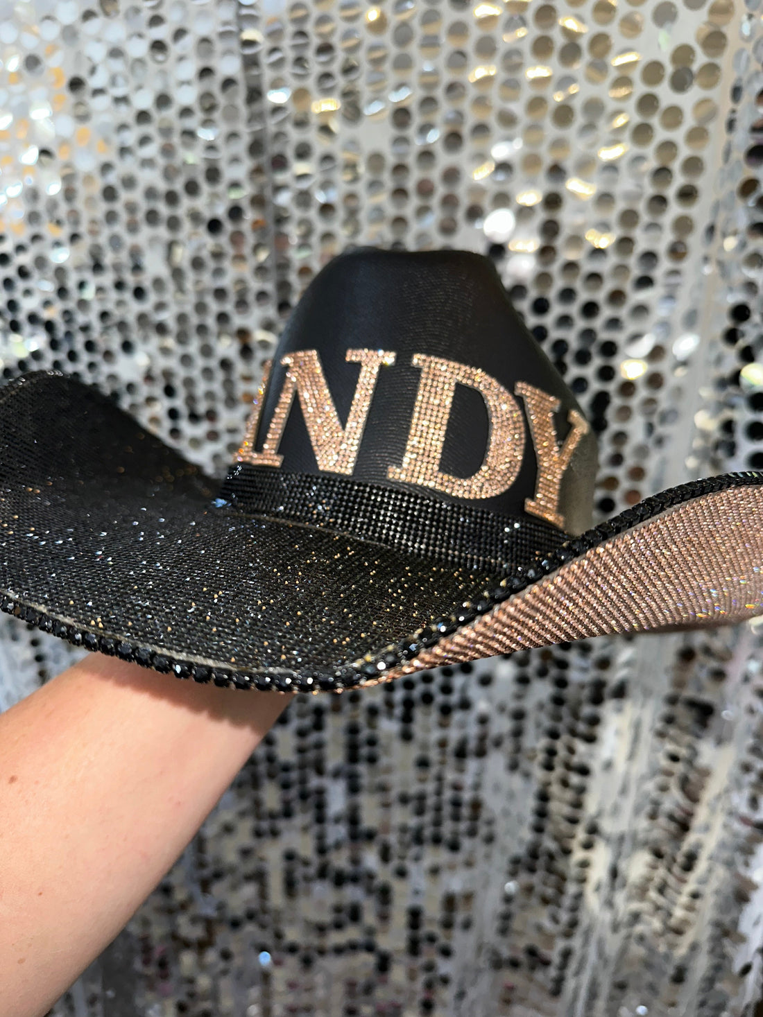 Vanderbilt University Glamorous Western Gameday Hat - Black & Gold