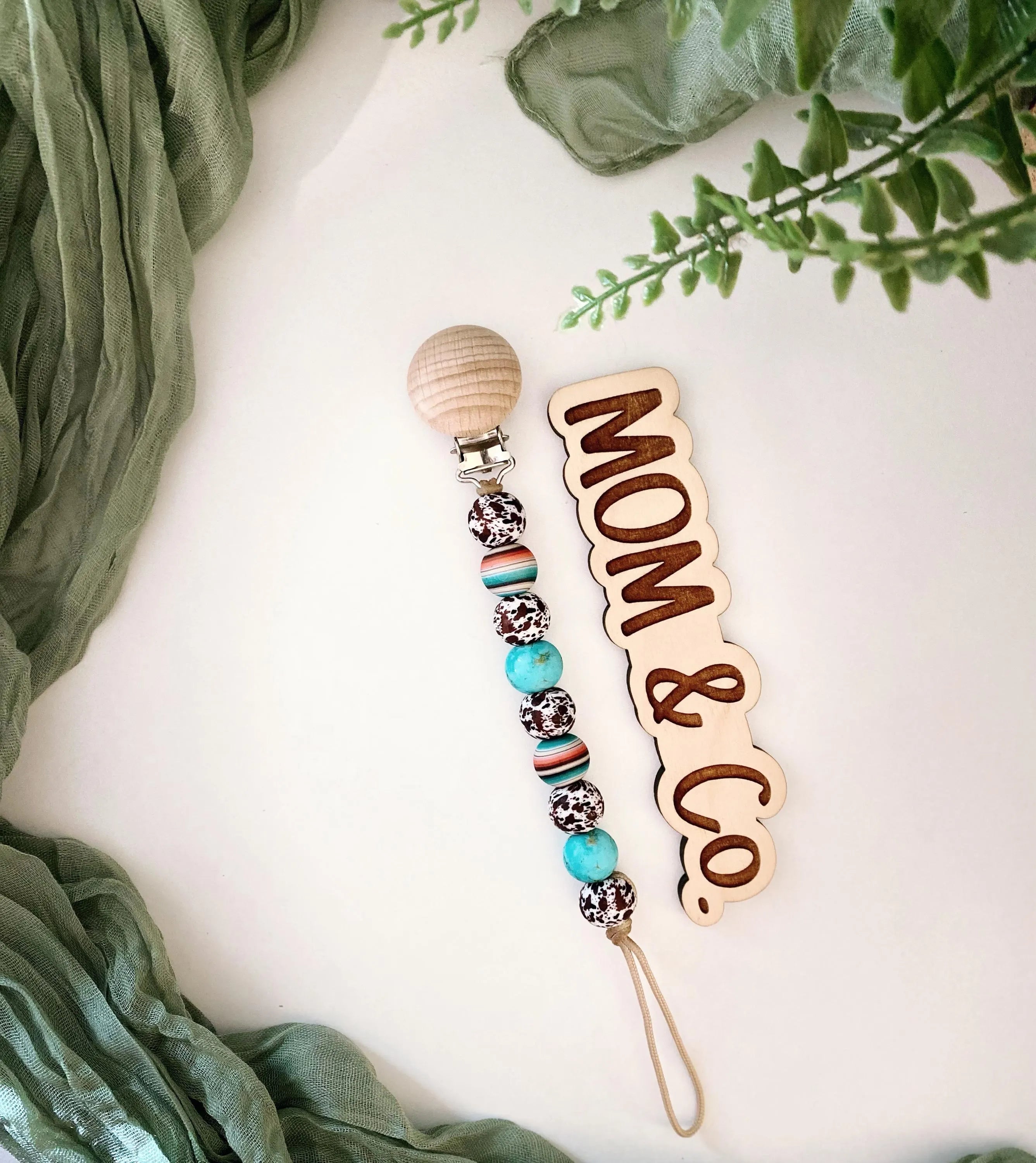 Western Pacifier Clip