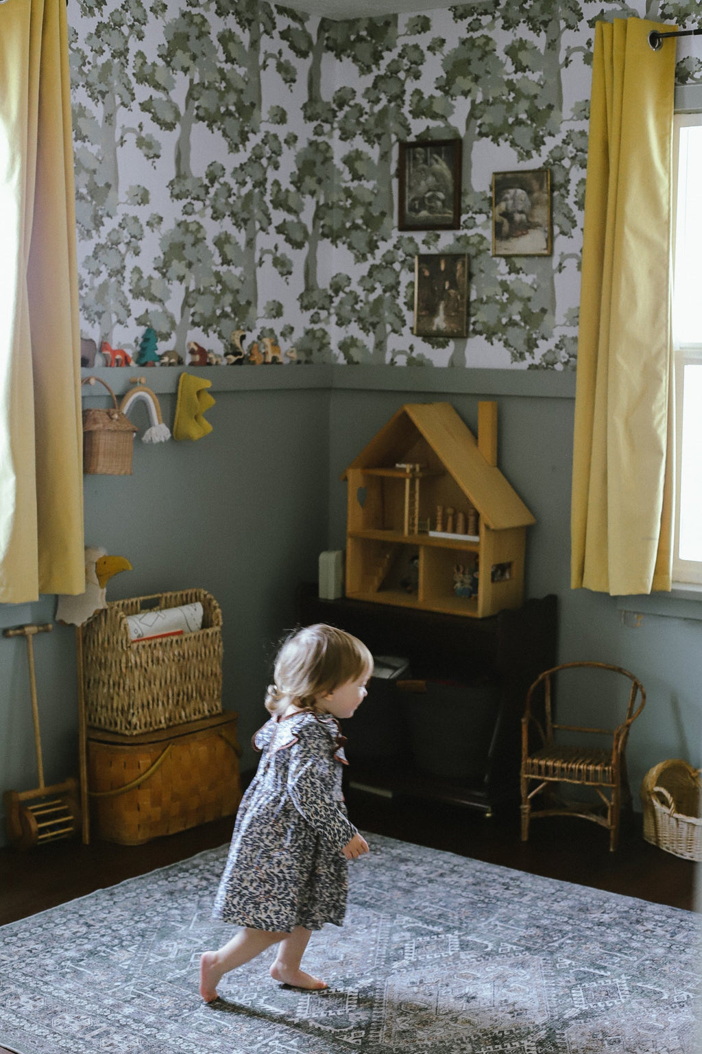 Wilma Removable Peel and Stick Wallpaper by Grateful Artsy Soul
