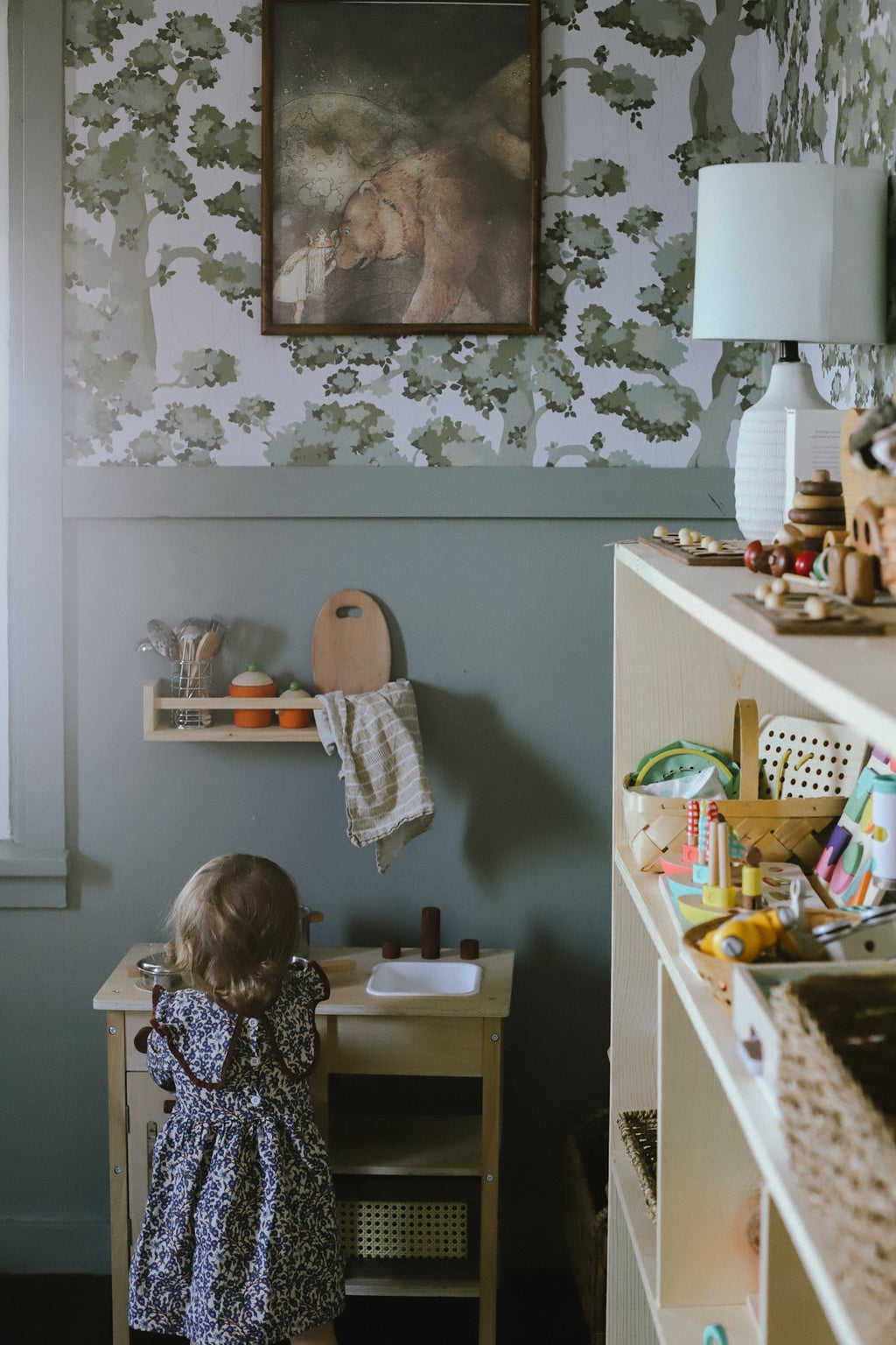 Wilma Removable Peel and Stick Wallpaper by Grateful Artsy Soul