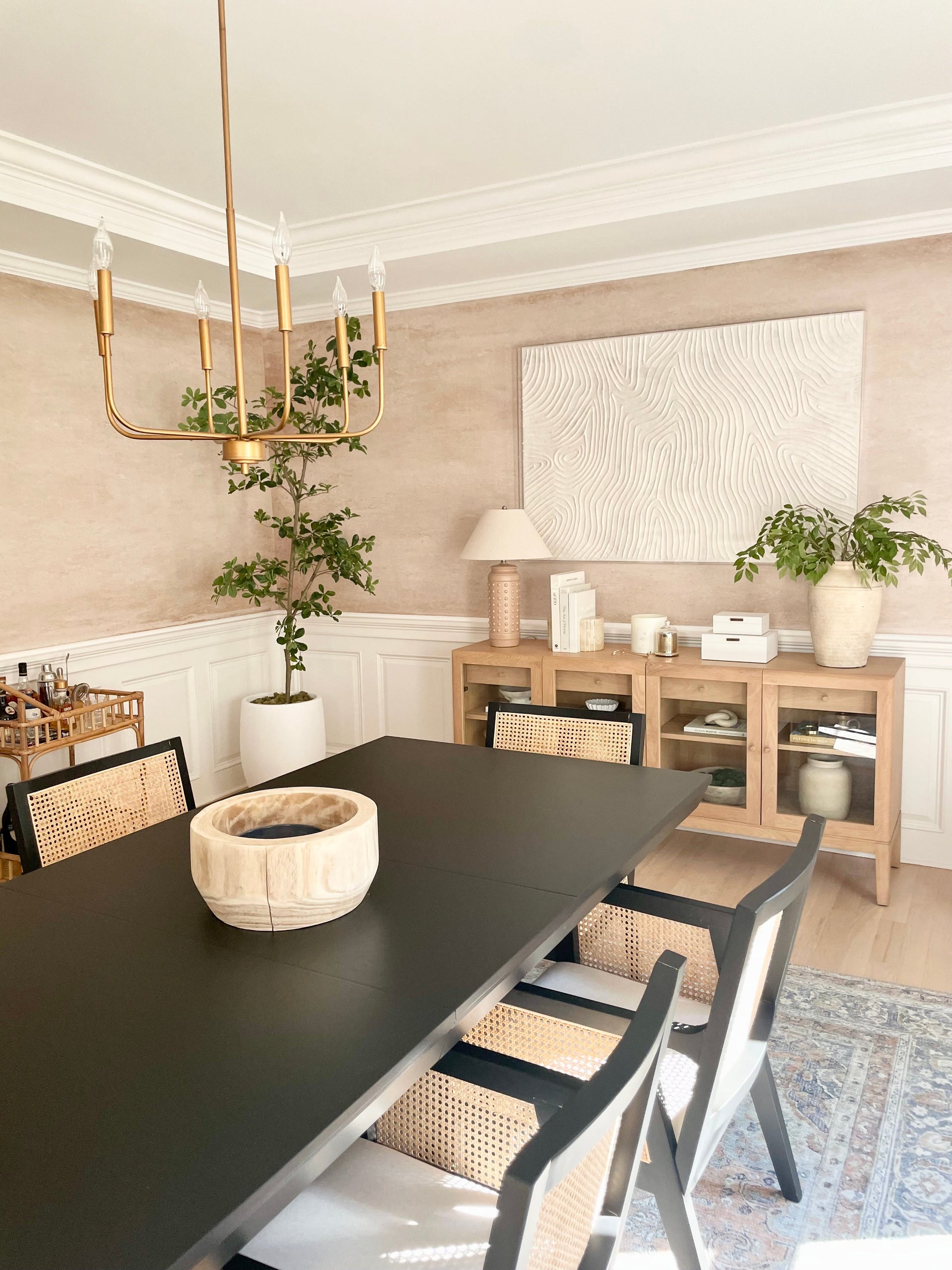 Edward Minimalist Wallpaper in Sand and Beige Modern Organic