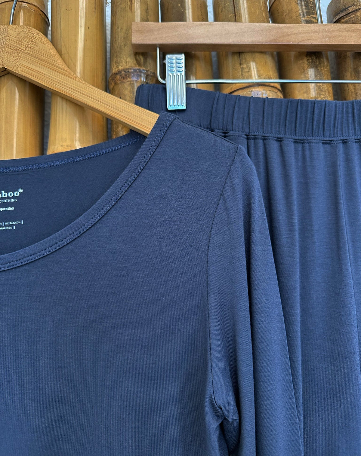 Women's Bamboo Lounge Set Long Sleeve Tee & Joggers