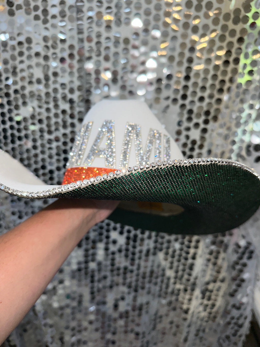 University of Miami Hurricanes Glam Cowboy Hat for Game Day