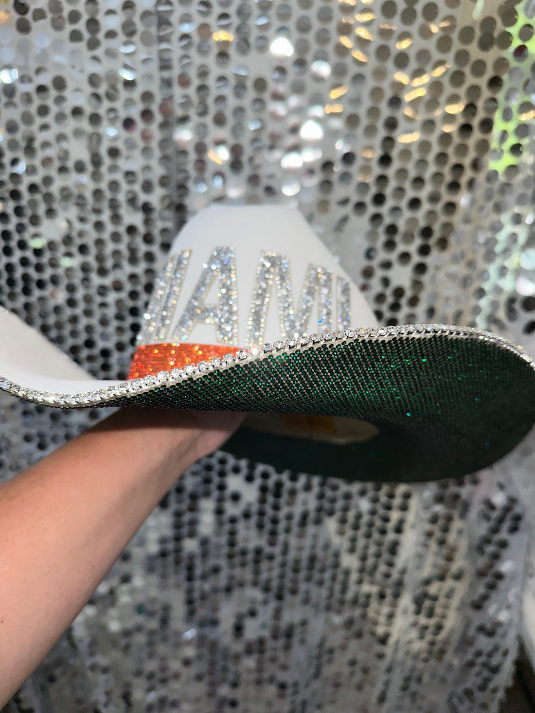 University of Miami Hurricanes Glam Cowboy Hat for Game Day