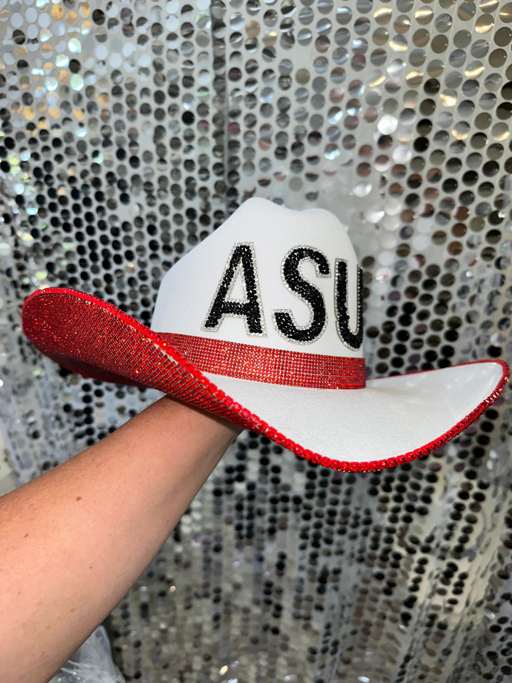 Arkansas State University Red Wolves red, black, and white gameday hat